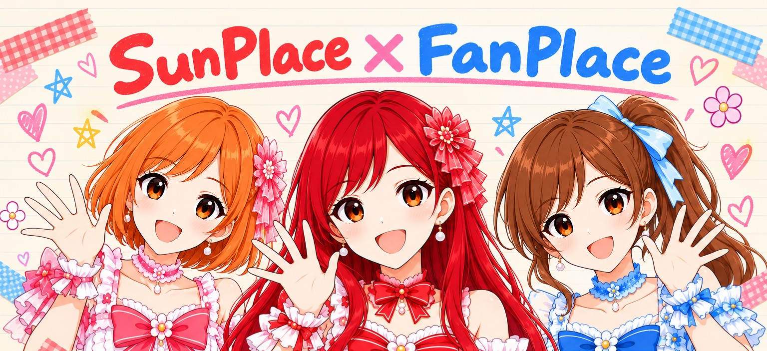 SunPlace × FanPlace　みなみ・じゅん・あみな